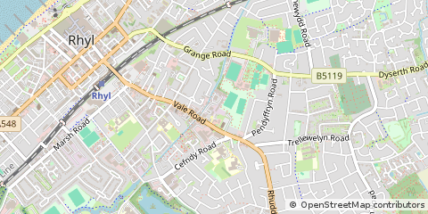 Map of Rhyl