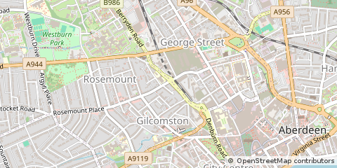 Map of Aberdeen