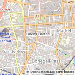 Map of Belfast