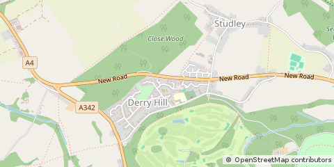 Map of Calne, Wiltshire
