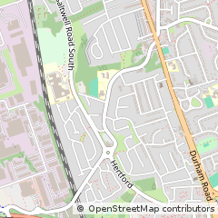 Map of Gateshead