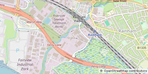 Map of Rainham