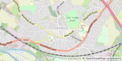 Map of Wakefield