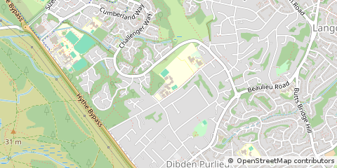 Map of Southampton, Hampshire