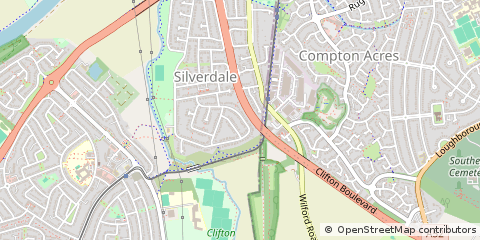 Map of Nottingham