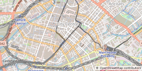 Map of Manchester
