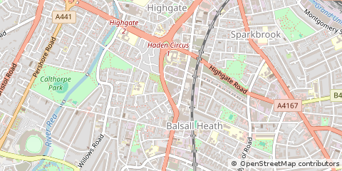 Map of Birmingham