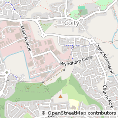 Map of Bridgend