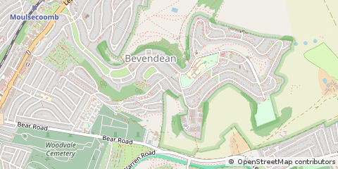 Map of Brighton, East Sussex