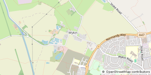 Map of Hinckley, Leicestershire