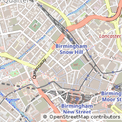 Map of Birmingham, West Midlands