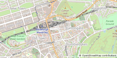Map of Edinburgh