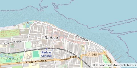 Map of Redcar