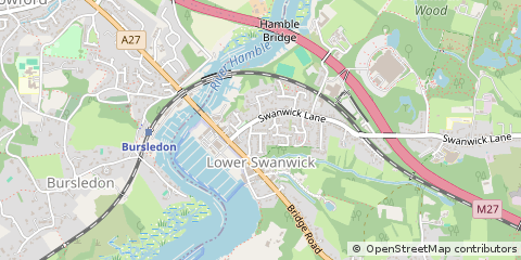 Map of Southampton, Hampshire