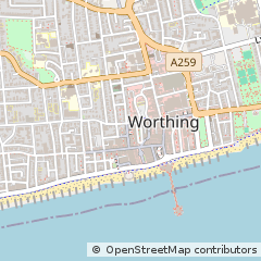 Map of Worthing