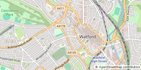 Map of Hertfordshire