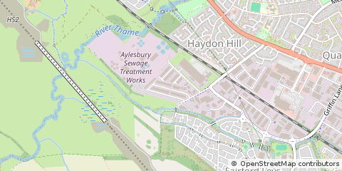 Map of Aylesbury, Buckinghamshire