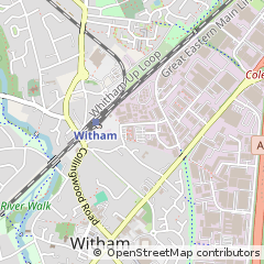 Map of Witham, Essex