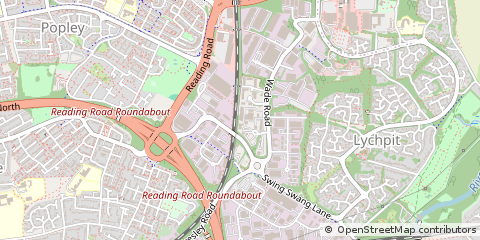 Map of Basingstoke, Hampshire
