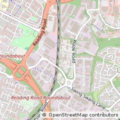 Map of Basingstoke, Hampshire