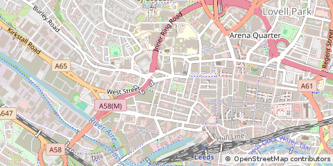 Map of Leeds