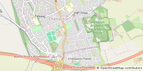Map of Derby, Derbyshire