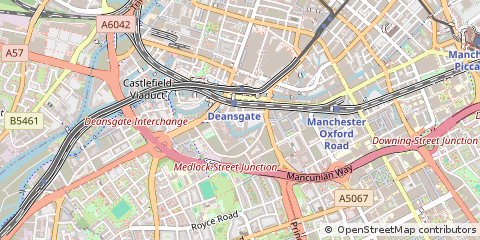 Map of Manchester