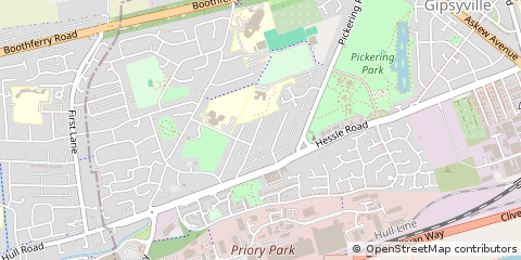 Map of Hull, North Humberside
