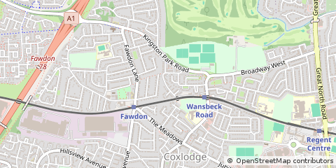 Map of Newcastle Upon Tyne