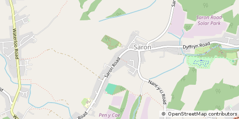 Map of Ammanford, Carmarthenshire
