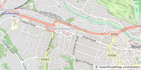 Map of Bournemouth