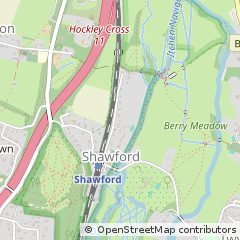 Map of Shawford, Hants