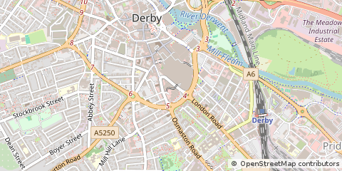 Map of Derby
