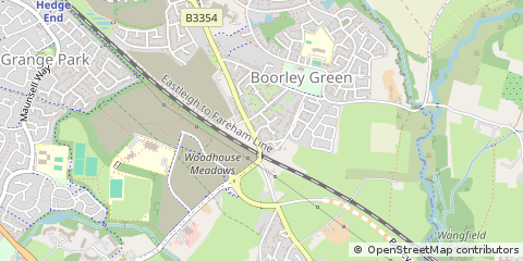 Map of Botley, Hampshire