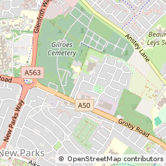 Map of Leicester