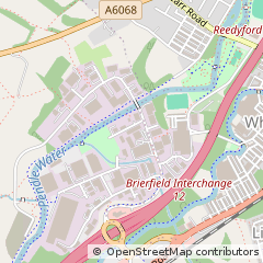 Map of Nelson, Lancashire