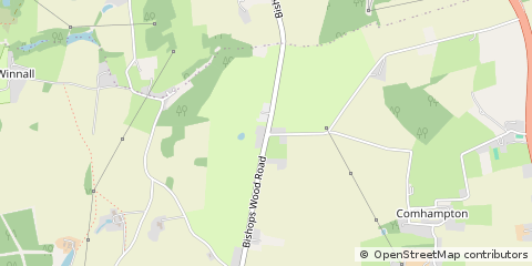 Map of Droitwich, Worcestershire
