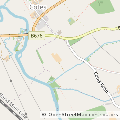 Map of Loughborough, Leicestershire