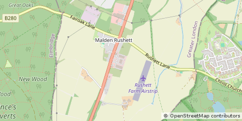 Map of Chessington