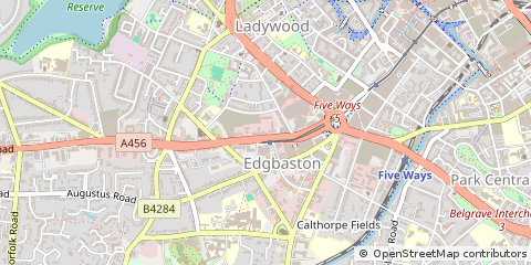 Map of Birmingham