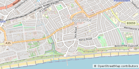 Map of Bournemouth