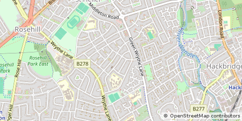 Map of Surrey