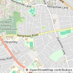 Map of Stockport, Cheshire