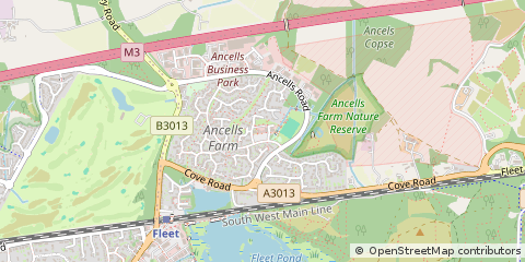 Map of Fleet, Hampshire