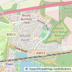 Map of Fleet, Hampshire