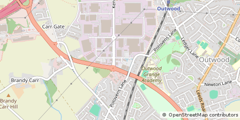 Map of Wakefield