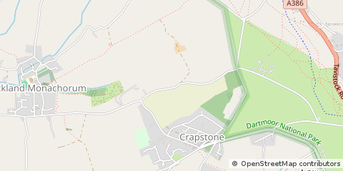 Map of Yelverton, Devon