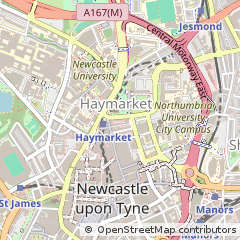 Map of Newcastle Upon Tyne