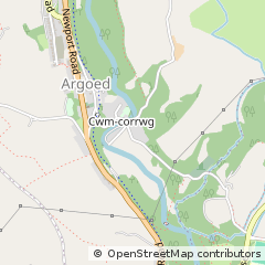 Map of Blackwood, Gwent