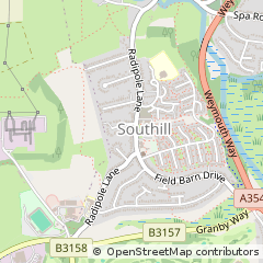 Map of Weymouth, Dorset